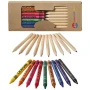 19-teiliges Set | Pappschachtel | Wachsmalkreiden und Buntstifte