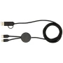 5-in-1 charging cable | Recycled ABS | 150 cm | 27W | Fast charging