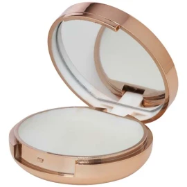Round lip balm | ABS | With vanilla aroma | Mirror on the inside | SPF15