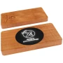 Wooden power bank | Wireless | With light-up logo