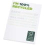 A7 Eco-notitieblok | Gerecycled papier | Verkrijgbaar in 3 maten 25/50/100 vellen