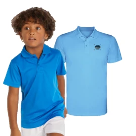 Roly poloshirt | Polyester | Gebreide kraag | Voor kinderen