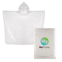 Poncho plegable | Con capucha | Biodegradable