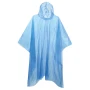 Poncho | Plastique | 130x124 cm | Avec capuche | Dans un sachet en polyéthylène