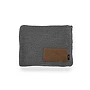 Couverture | PET recyclé 85% et laine 15% 270 g/m² | 120x160 cm | Patch personnalisable | Sac en coton recyclé