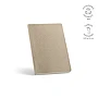 Cuaderno A5 | Cubierta de lino y papel reciclado 80 g/m² | 196 páginas punteadas | Tapa blanda