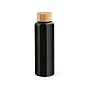 Bouteille d'eau | Verre borosilicate | 510 ml | Bouchon en bambou | Impression en couleur possible