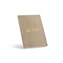Cuaderno A5 | Residuos de té y fibra de algodón | Papel reciclado 80 g/m² | 196 páginas punteadas | Tapa blanda