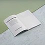 Cuaderno A5 | Cáscara de coco y fibra de algodón | Papel reciclado 80 g/m² | 196 páginas punteadas | Tapa blanda