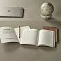 Cuaderno A5 | Residuos de té y fibra de algodón | Papel reciclado 80 g/m² | 196 páginas punteadas | Tapa blanda