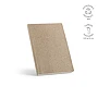 Cuaderno A5 | Residuos de té y fibra de algodón | Papel reciclado 80 g/m² | 196 páginas punteadas | Tapa blanda
