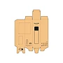 Botella termo | Acero inoxidable reciclado | 500 ml | Aislamiento al vacío de doble pared | Tapón vaso | Impresión all-over incluida la tapa posible