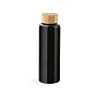Bouteille d'eau | Verre borosilicate | 510 ml | Bouchon en bambou | Impression en couleur possible