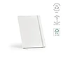 Quaderno A5 | Cartoni del latte riciclati e carta riciclata 70 g/m² | 160 pagine puntinate | Copertina rigida | Chiusura elastica