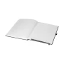 A4 notebook | PVC coated | 96 chequered pages | Elastic band | 70 g/m² paper | Back pocket