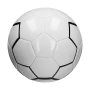 Derby football I White black size 5
