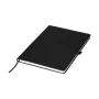 A4 notebook | PVC coated | 96 chequered pages | Elastic band | 70 g/m² paper | Back pocket