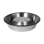 Gamelle pour animaux | Acier inoxydable | 1 L | Ø25,5 cm | Anneau en caoutchouc antidérapant