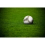 Match football I White gold black size 5
