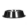 Gamelle pour animaux | Acier inoxydable | 1 L | Ø25,5 cm | Anneau en caoutchouc antidérapant