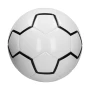 Derby football I White black size 5