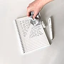 MOYU löschbares Notizbuch | Steinpapier | A5 | Hardcover | 20 Seiten | Liniert