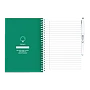 MOYU löschbares Notizbuch | Steinpapier | A5 | Hardcover | 20 Seiten | Liniert