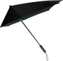 Impliva aerodynamischer Sturmschirm | Fiberglasrahmen & Polyester Pongee | Ø92cm | Manuell | Zweifarbig