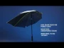 Paraguas Impliva de tormenta aerodinámico | Marco de fibra de vidrio y poliéster pongee | Ø92cm | Manual