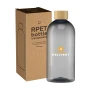 Trinkflasche | Recyceltes PET | 500 ml | Bambus-Schraubverschluss | Hergestellt in Europa