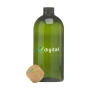 Trinkflasche | Recyceltes PET | 500 ml | Bambus-Schraubverschluss | Hergestellt in Europa