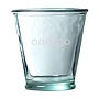 Verre Sevilla | Verre 100% recyclé | 220 ml | Bord épais | Fabriqué en Espagne
