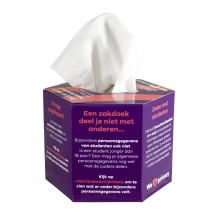 Tissue box | Filled hexagonal shape | 100 tissues