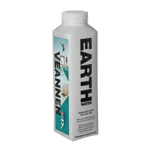 EARTH Water Flasche | Karton | 500 ml | 89% pflanzliches Material | Nur in 96er-Einheiten