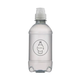 Wasserflasche | rPET | 330 ml Quellwasser | Sportverschluss | Hergestellt im Vereinigten Königreich | Nur in 96er-Einheiten