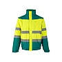 Veste de travail matelassée | Polyester 180 g/m² | Revêtement PU | Manches amovibles | Bandes réfléchissantes