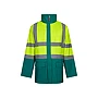 Parka 4 en 1 bicolore (180g/m²), en polyester (100%), avec finition