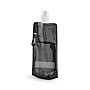 Foldable water bottle | PE plastic | 460 ml | Push-pull lid | Carabiner