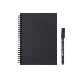 STARTER KIT INFINITEBOOK A5 PLANNER TEXTURE. Kit comprising "Infinitebook" with hard cover, 1 cleaning kit, 1 marker and 1 ballpoint