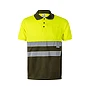 Polo | Polyester 160 g/m² | Manches courtes | Bandes réfléchissantes | Poche poitrine
