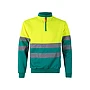 Sweatshirt bicolore (300g/m²) en polyester éponge