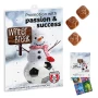 A4 Wand-Adventskalender | Kunststoff und Papier | 75 g Milchschokolade