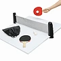 Set de tennis de table | Bois, plastique et polyester | 2 raquettes | 3 balles | Filet extensible