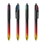 Kugelschreiber | Kunststoff | BIC® 4 Colours® Flags Collection | 4 Schreibfarben | Metallic-gradient