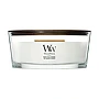 WoodWick | Duftkerze | Glas | Weißer Tee und Jasmin | Ellipse | 50 Stunden Brenndauer