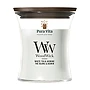 WoodWick | Duftkerze | Glas | Weißer Tee und Jasmin | 20 Stunden Brenndauer
