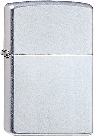 Zippo lighter | Metal 90 g | Satin finish | Windproof | Refillable