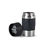 Mug de voyage Tefal Compact | Acier inoxydable et silicone 240 g | 300 ml | Couvercle 360° | Double paroi