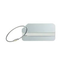 Bagagelabel | Aluminium | Gravering | Full-colour print