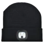 Wintermütze | Acryl | Kopfumfang: 58 cm | Mit LED-Licht | Per USB aufladbar und abnehmbar